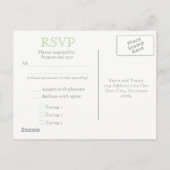 Celtic Knot Initialen - RSVP Briefkaart (Achterkant)