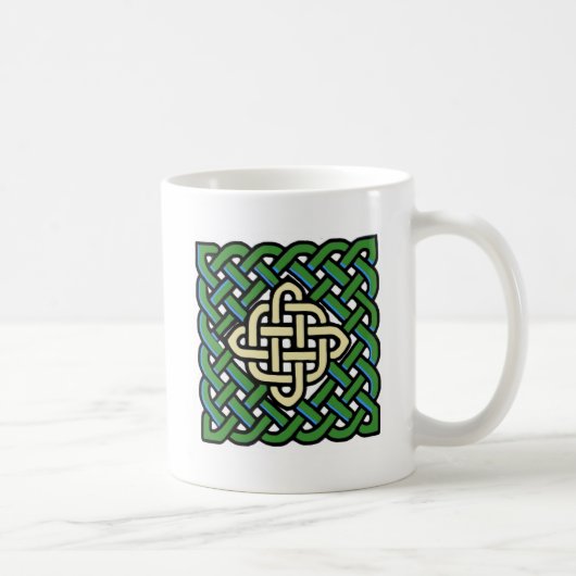 Celtic Knot Irish Coffee Mok (Rechts)