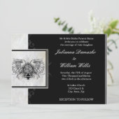 Celtic Knot Irish Gaelic Wedding Invitation Kaart (Staand voorkant)