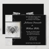 Celtic Knot Irish Gaelic Wedding Invitation Kaart (Voorkant / Achterkant)