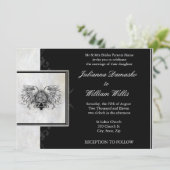 Celtic Knot Irish Gaelic Wedding Invitation Kaart (Staand voorkant)