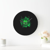 Celtic Knot Irish Shamrock Three Leaf Clover St Pa Grote Klok (Huis)