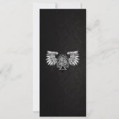 Celtic Knot Irish Urban Tattoo Wedding Invitation Kaart (Achterkant)