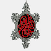 Celtic Knot Kerstmis Ornament (Links)