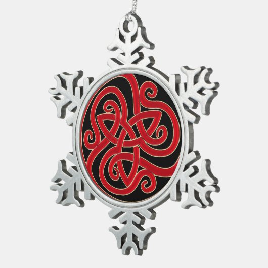 Celtic Knot Kerstmis Ornament (Rechts)