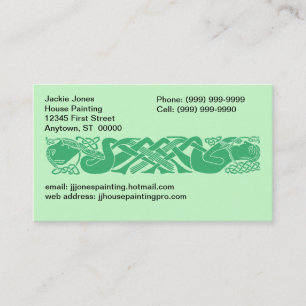 Celtic Knot Knots Gaelic Visitekaartjes Card