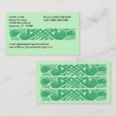 Celtic Knot Knots Gaelic Visitekaartjes Card (Voorkant / Achterkant)