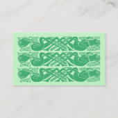 Celtic Knot Knots Gaelic Visitekaartjes Card (Achterkant)