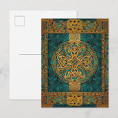 Celtic Knot Knotwork Briefkaart (Voorkant / Achterkant)