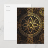 Celtic Knot Knotwork Briefkaart (Voorkant / Achterkant)