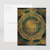 Celtic Knot Knotwork Briefkaart (Voorkant / Achterkant)