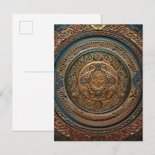 Celtic Knot Knotwork Briefkaart (Voorkant / Achterkant)