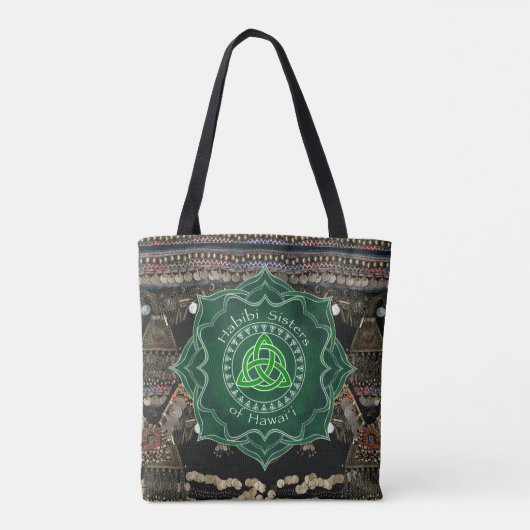 Celtic Knot Kuchi Belly Dance Tote Bag (Achterkant)