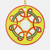 Celtic Knot Looping Pattern op Ornament (Voorkant)