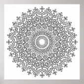 Celtic Knot Mandala 1 Poster (Voorkant)