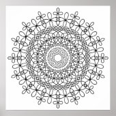 Celtic Knot Mandala 2 Poster (Voorkant)