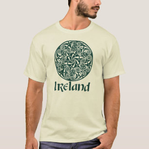 Celtic Knot Medallion Round Design, Iers kunstwerk T-shirt