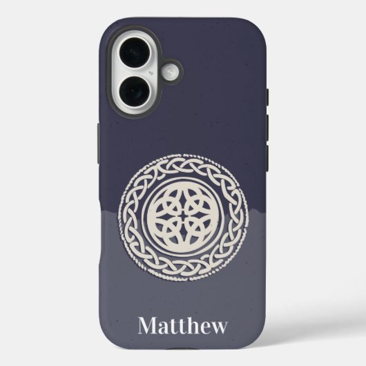 Celtic Knot met naam Case-Mate iPhone Case (Achterkant)