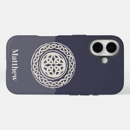 Celtic Knot met naam Case-Mate iPhone Case (Achterkant (horizontaal))