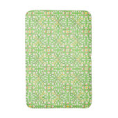 Celtic Knot Modern Basketweve Braid Green Pattern Badmat (Voorkant Verticaal)