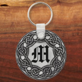 Celtic Knot Monogram Key chain Sleutelhanger (Voorkant)