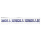 Celtic Knot navy blue table runner Lange Tafelloper (Horizontaal)