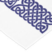 Celtic Knot navy blue table runner Medium Tafelloper (Hoek)