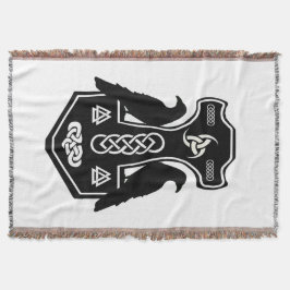 Celtic Knot Norse Thor's Hammer Deken
