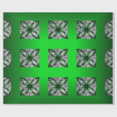 Celtic Knot Original Art Green Cadeaupapier (Vlak)