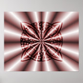 Celtic Knot Original Unique Red Poster (Voorkant)
