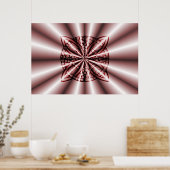 Celtic Knot Original Unique Red Poster (Keuken)