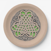 Celtic Knot Papieren Bordje (Voorkant)