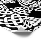 Celtic knot patroon poster (Hoek)