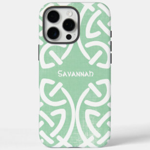 Celtic Knot Pattern Any Color Personalized iPhone 16 Pro Max Hoesje