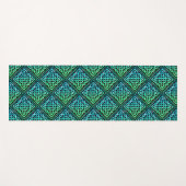 Celtic Knot Pattern Blue Green Yoga Mat (Voorkant (horizontaal))