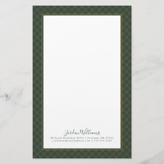 Celtic Knot Pattern Briefpapier (Voorkant)