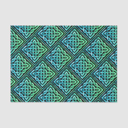 Celtic Knot Pattern-document Tissuepapier (Voorkant)