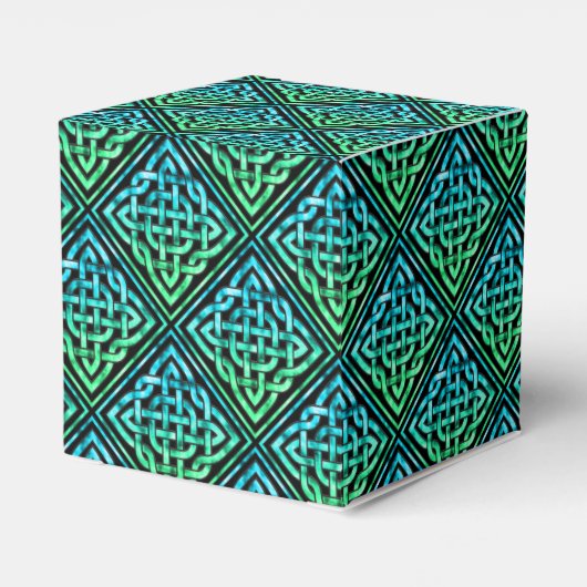Celtic Knot Pattern Favor Box Bedankdoosjes (Achterkant)