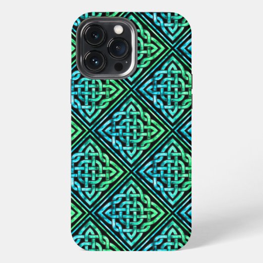 Celtic Knot Pattern iPhone 13 Pro Max Hoesje (Achterkant)