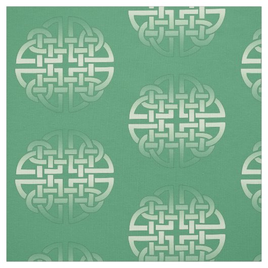 Celtic Knot Pattern op bewerkbare achtergrondkleur Stof (Swatch)