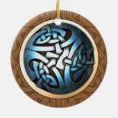 Celtic Knot Pendant/Ornament Keramisch Ornament (Achterkant)
