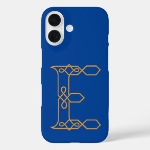 Celtic Knot Personalized E iPhone 16 Hoesje