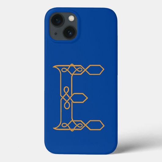 Celtic Knot Personalized E Hoesje-Mate iPhone Case (Achterkant)