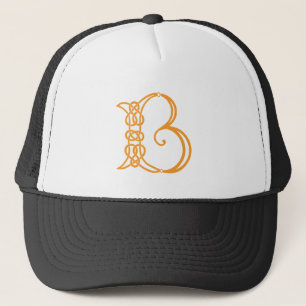 Celtic Knot Personalized Initiaal B Trucker Pet