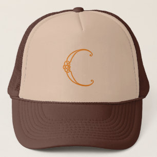 Celtic Knot Personalized Initiaal C Trucker Pet