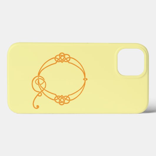 Celtic Knot Personalized Q Case-Mate iPhone Case (Achterkant (horizontaal))