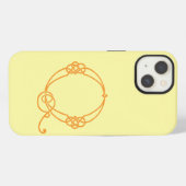 Celtic Knot Personalized Q iPhone Hoesje (Achterkant horizontaal)