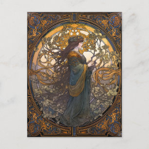 Celtic Knot Queen Colorful Knotwork Briefkaart