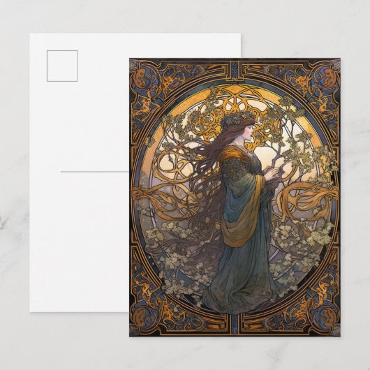 Celtic Knot Queen Colorful Knotwork Briefkaart (Voorkant / Achterkant)