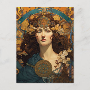 Celtic Knot Queen Colorful Knotwork Briefkaart